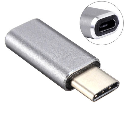 (Paquet de 2) Connecteur adaptateur micro USB femelle vers USB-C mâle (Paquet de 2) Connecteur adaptateur micro USB femelle vers USB-C mâle